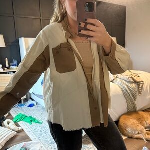 Red Dress Boutique Two-Tone Utility Jacket